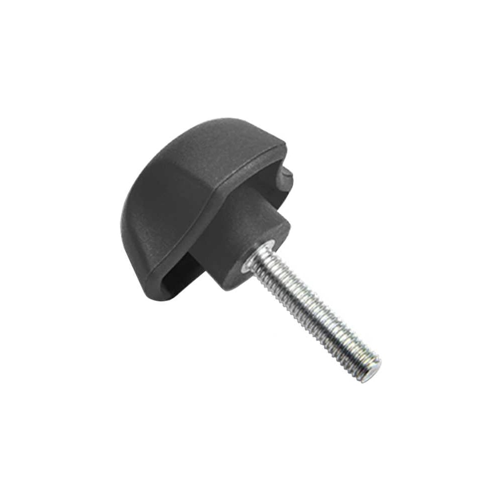 Изображение товара Треугольная ручка с наружной резьбой EMES PYC500820 50х50х32 мм черно-серая