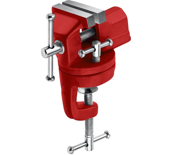 Изображение товара Настольные поворотные тиски для точных работ MIRAX 70 мм 32475-70