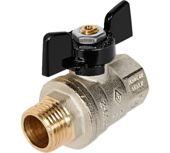 Изображение товара Шаровой кран Bugatti OREGON 1/2" в/н бант 3070060 ИС.081014