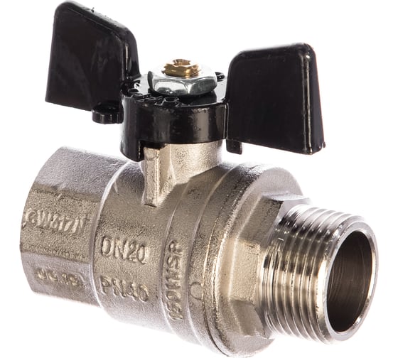 Изображение товара Шаровый кран Bugatti OREGON 3/4" в/н бант артикул 3070065 ИС.081015