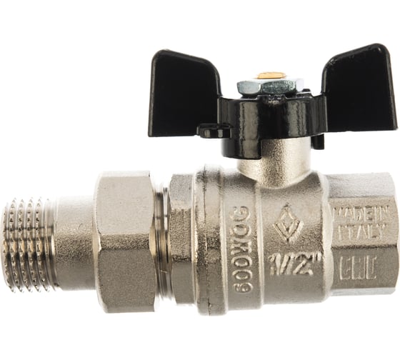 Изображение товара Шаровый кран с полусгоном Bugatti OREGON 1/2" в/н бант артикул 3220027 ИС.081016