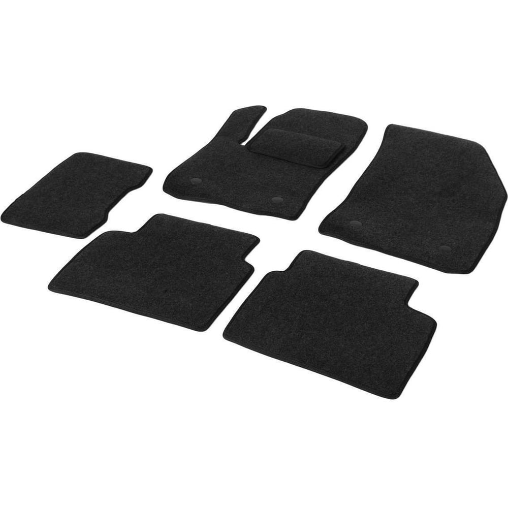 Изображение товара Текстильные коврики AutoFlex business для Geely Tugella 2020, графит, 6 частей