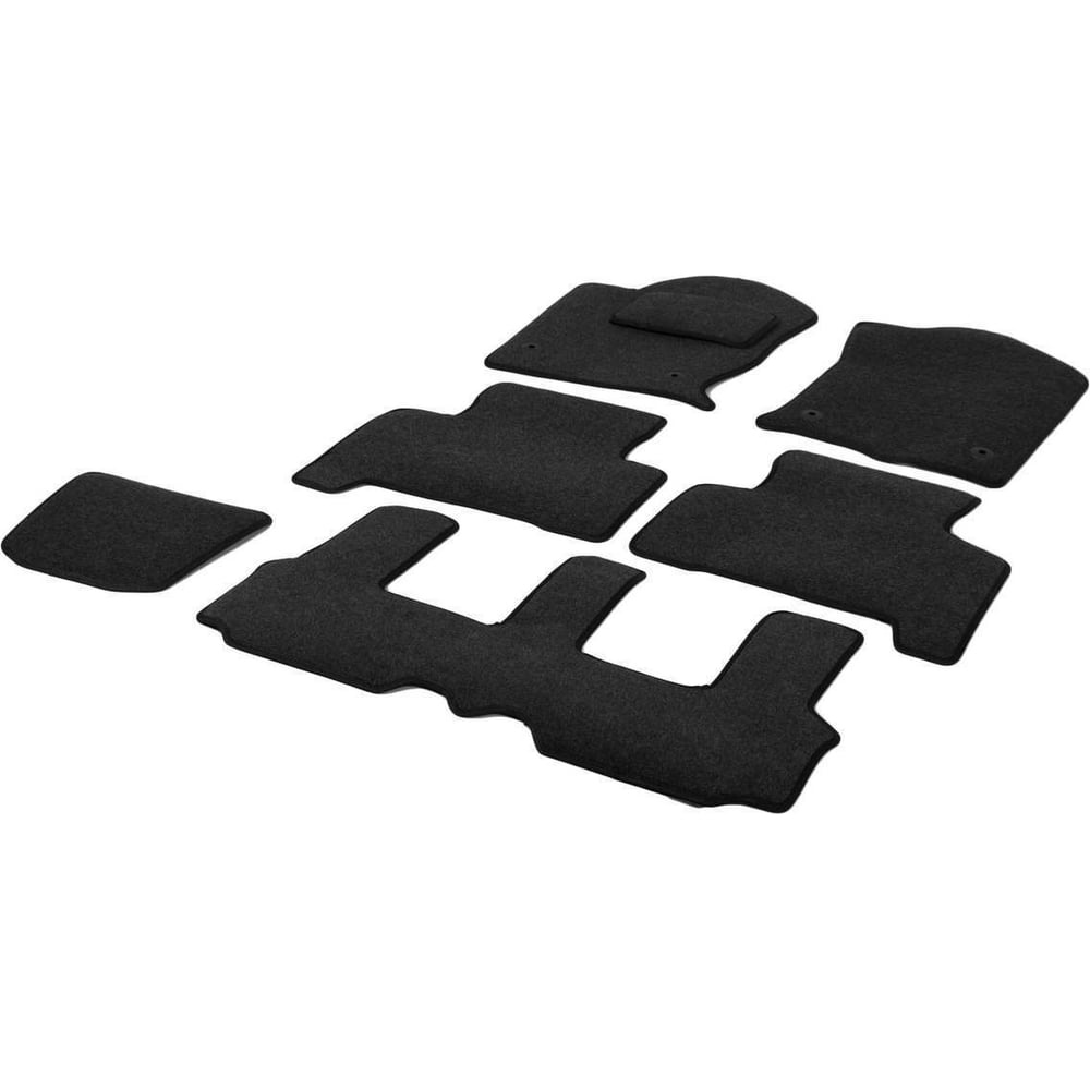 Изображение товара Текстильные коврики AutoFlex business для салона Haval H9 2014-2017 2017-н.в, графит, 7 частей
