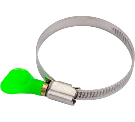 Изображение товара Червячный хомут с бабочкой СВК нержавеющий, w2/9 мм, 40 - 60 мм SVK-HW2060 Н0000026394