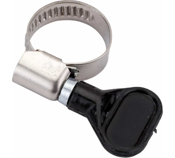 Изображение товара Червячный хомут с бабочкой СВК нержавеющий, w2/9 мм, 12 - 20 мм SVK-HW2020 Н0000026388