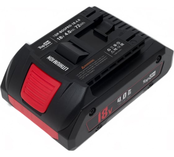 Изображение товара Аккумулятор для BOSCH PROCORE 18V 4.0AH (LI-ION) TopOn TOP-BOSPRO-18.4.0