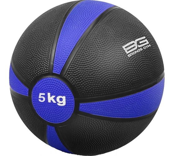 Изображение товара Резиновый медбол Bronze gym 5 кг BG-FA-MB5