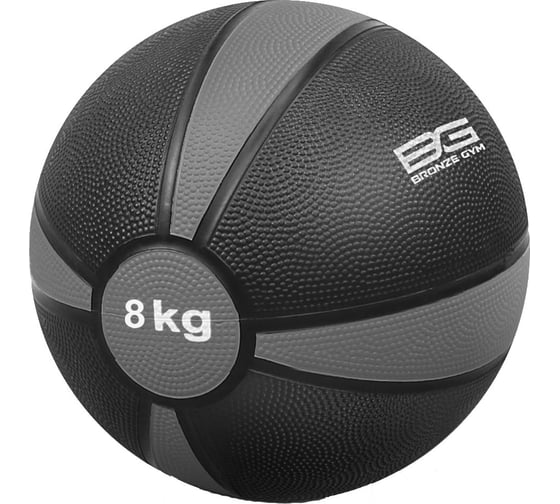 Изображение товара Резиновый медбол Bronze gym 8 кг BG-FA-MB8