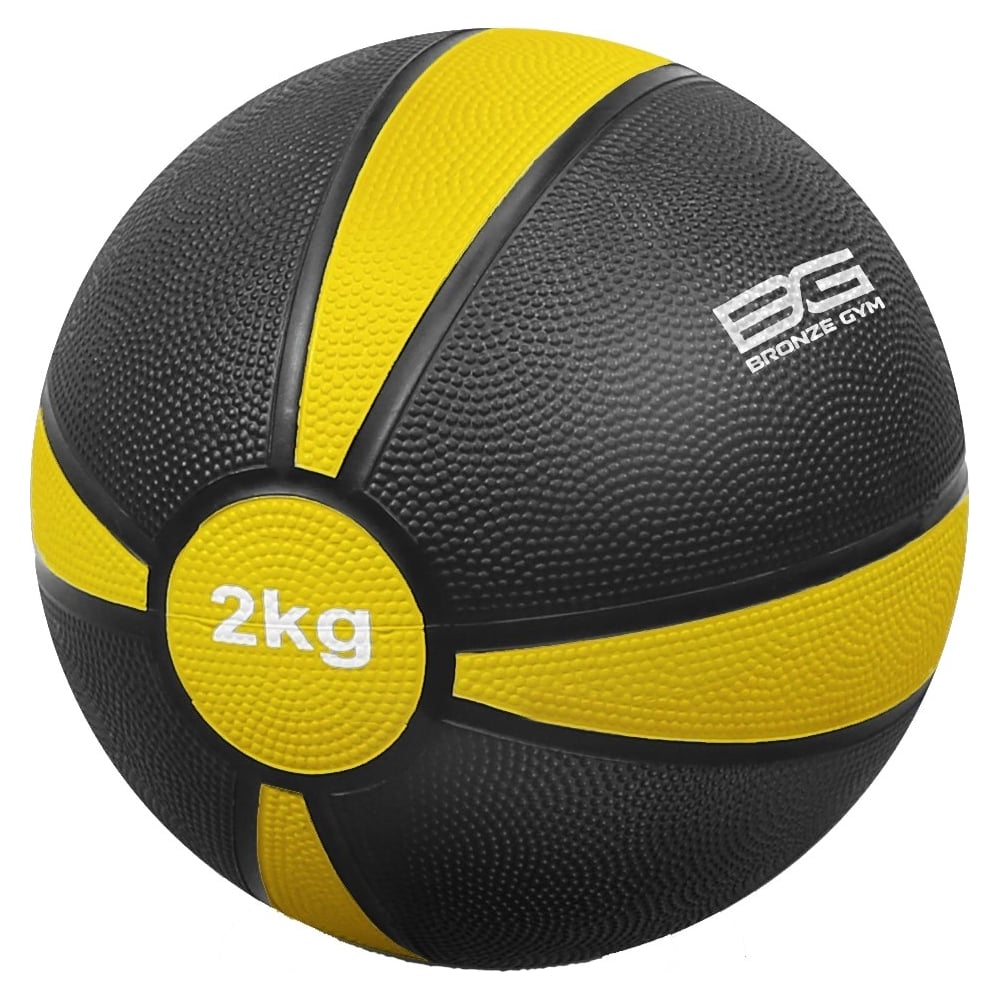Изображение товара Резиновый медбол Bronze gym 2 кг BG-FA-MB2 для тренировок