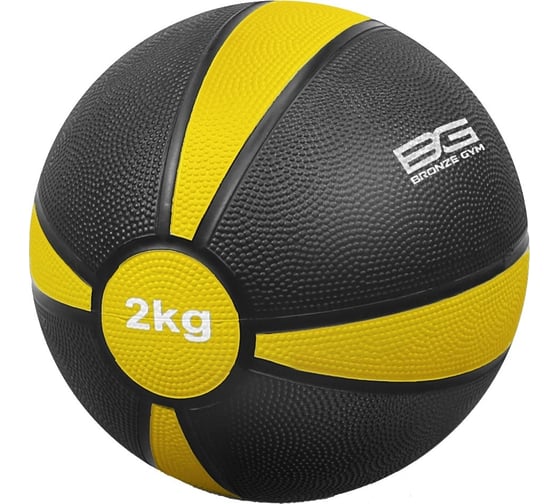Изображение товара Резиновый медбол Bronze gym 2 кг BG-FA-MB2