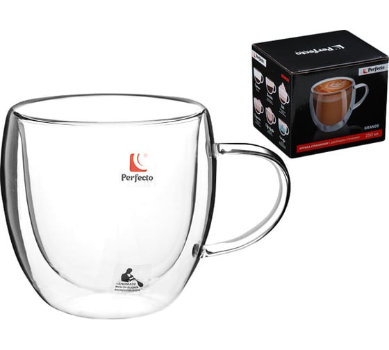Изображение товара Стеклянная кружка PERFECTO LINEA Granos с двойными стенками 250 мл 30-002250