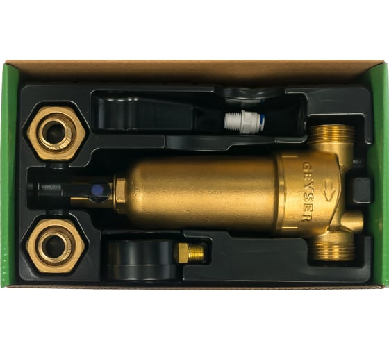 Изображение товара Фильтр 1/2, с манометром, для горячей воды, d60 Гейзер Бастион 122 32672