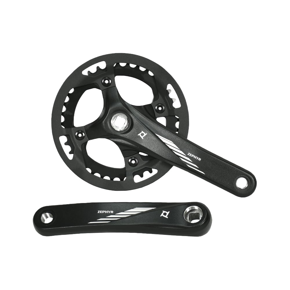 Изображение товара Система шатунов PROWHEEL ZEPHYR-236A 36T 165мм AL-6061-T6 черная для велосипеда