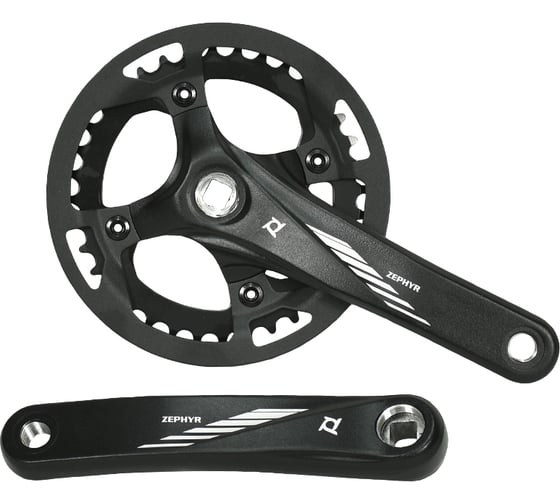 Изображение товара Система PROWHEEL ZEPHYR-236A, 36T 165MM, FAT, AL-6061-T6, под квадрат, CHAINLINE:76.5, BCD:104, черный H000017511