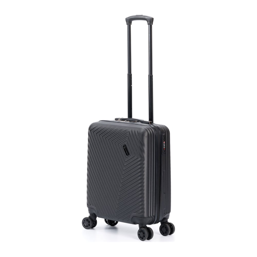 Изображение товара Чемодан Torber Lama черный 37 л ABS пластик TSA замок