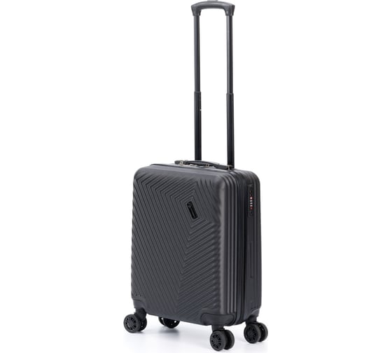 Изображение товара Чемодан Torber Lama, черный, ABS-пластик, 38x21x55 см, 37 л T1919S-Black