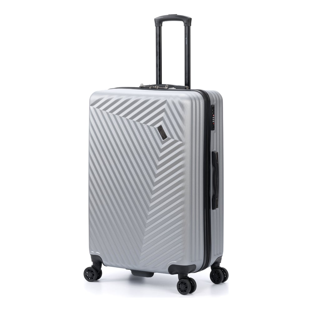 Изображение товара Чемодан Torber Lama серебристый ABS 92 л 49x29,5x77 см TSA