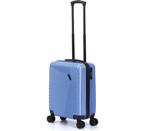 Изображение товара Чемодан Torber Lama, синий, ABS-пластик, 38x21x55 см, 37 л T1919S-Blue