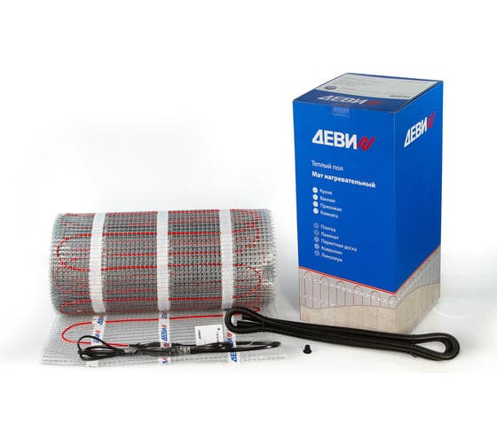 Изображение товара Нагревательный мат ДЕВИ Comfort Mat-150T 1500 Вт, 230 В, 10 м2 83030586R