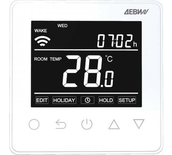Изображение товара Терморегулятор ДЕВИ Prime c Wi-Fi, с комбинацией датчиков, белый, 16А 140F1141R