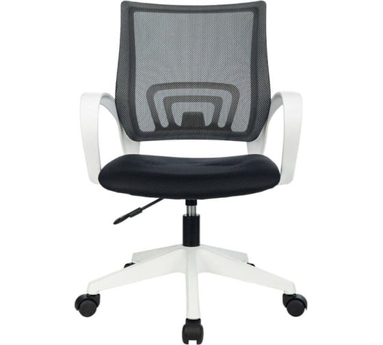 Изображение товара Кресло Easy Chair vb_echair-396w lt сетка/ткань черный пластик белый 1776392