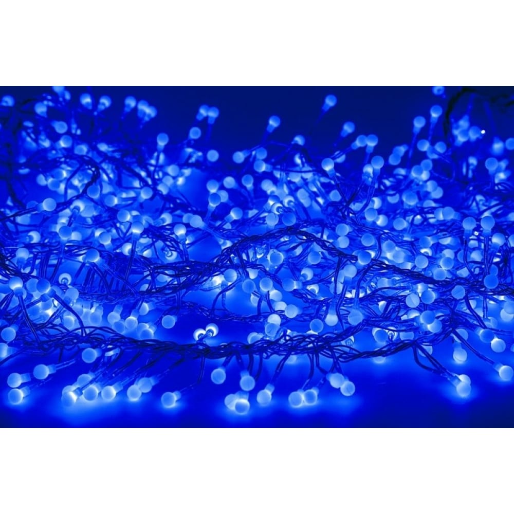 Купить Гирлянда Neon-Night, Мишура 3м, прозрачный ПВХ, 288LED синие, Home