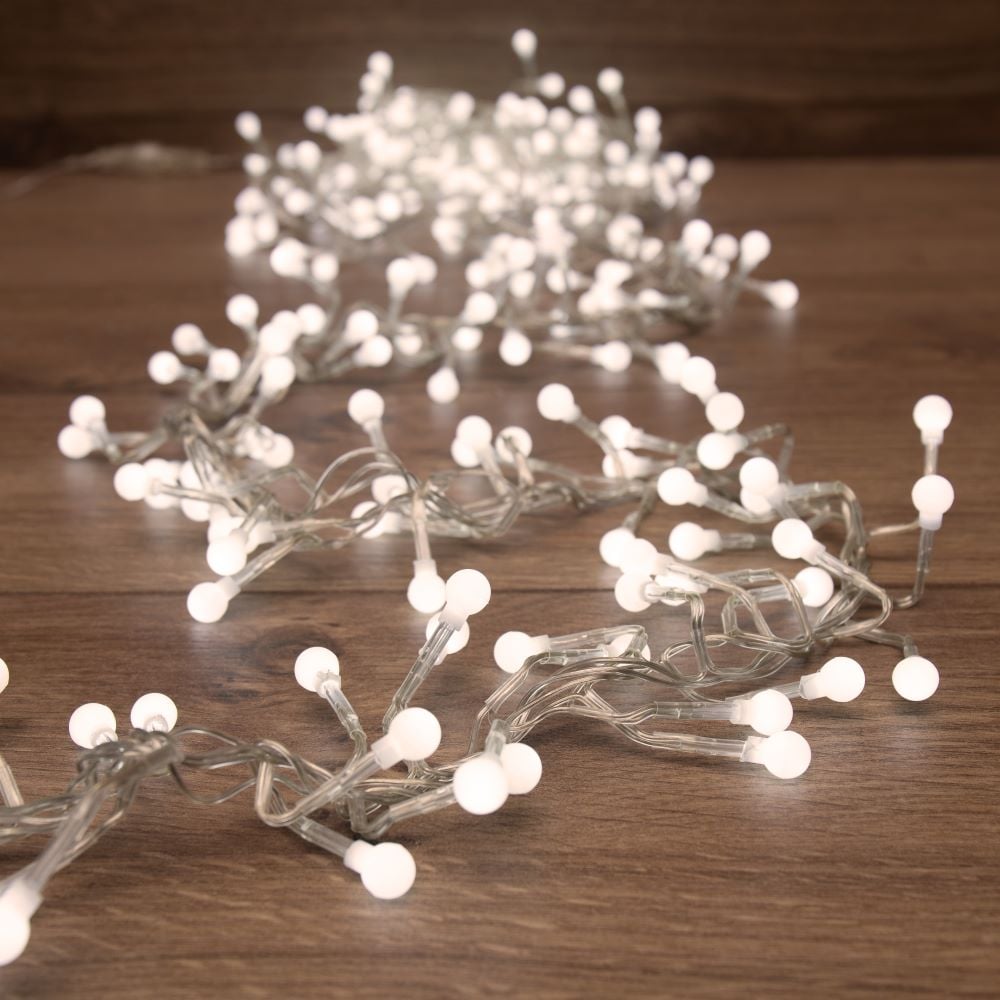 Изображение товара Гирлянда Neon-Night Мишура 3м, 288 LED белых, прозрачный провод, динамичный режим