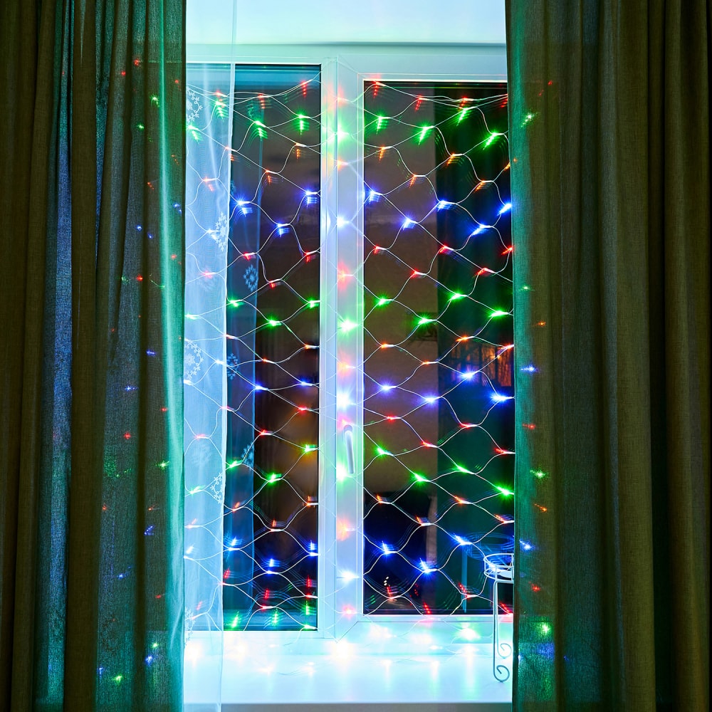 Гирлянда Neon-Night гирлянда сеть 1 5х1 5 м прозрачный пвх 96 led мультиколор