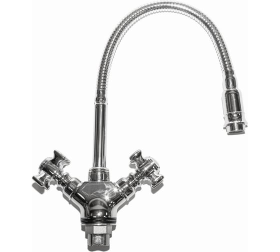 Изображение товара Смеситель для кухни D-Lin с гибким изливом, хром D156807-Q