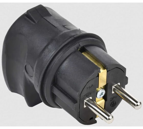 Изображение товара Вилка с боковым вводом GENERICA 16а ip44 черная EVK21-016-01-44-K02-G