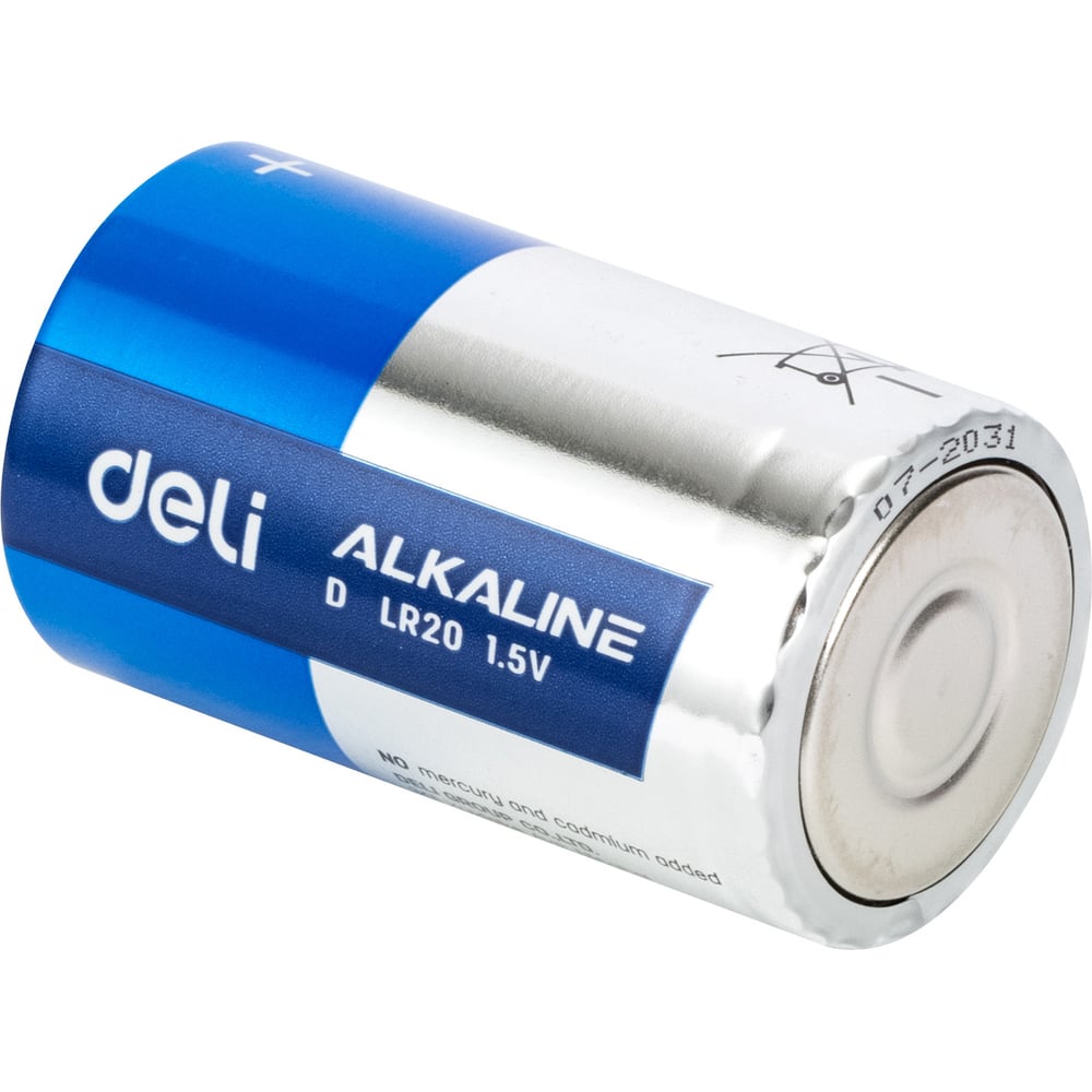 Изображение товара Батарейки DELI E82910 D LR20 1.5V 2 шт щелочные для мощных устройств