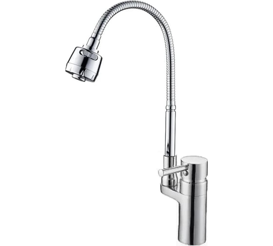 Изображение товара Смеситель для кухни D-Lin с гибким изливом, хром D157315-T