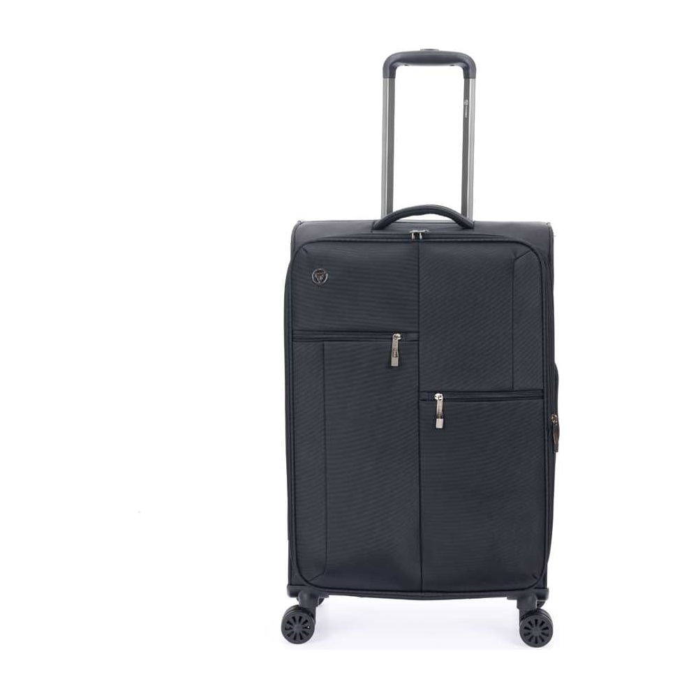 Изображение товара Чемодан Torber Seyd нейлон 600D 85л черный TSA 4 колеса 48x26.5x78 см