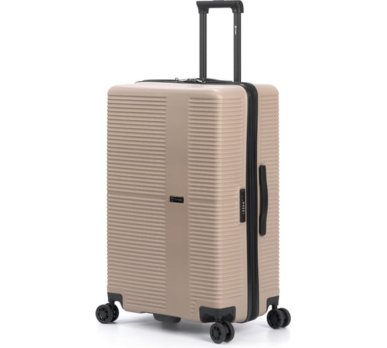 Изображение товара Чемодан Torber Elton, песочный, ABS-пластик, 47x29x78 см, 96 л T2056L-Sand