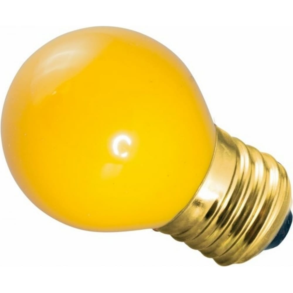 Лампа накаливания neon-night e27 10 вт желтая колба для гирлянды belt-light 401-111