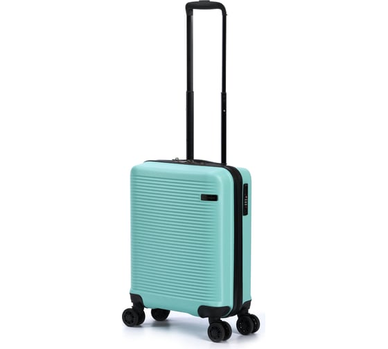 Изображение товара Чемодан Torber Caspian, светло-зеленый, ABS-пластик, 38x20x54 см, 35 л T2055S-Green