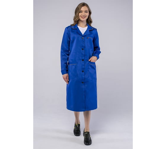 Изображение товара Женский халат Факел ИТР васильковый, р. 44-46, рост 170-176 см 50686000.017