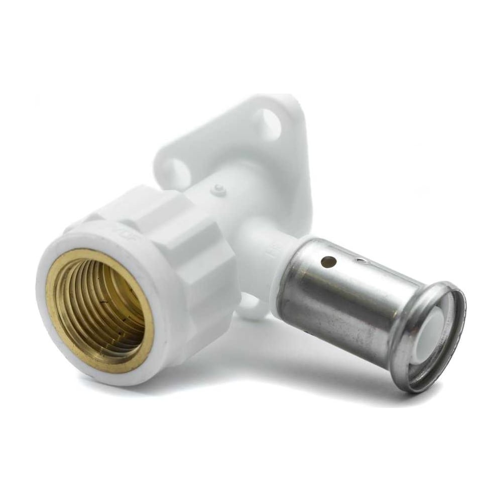 Изображение товара Водорозетка HENCO ВР ПВДФ пресс 56 мм 3/4F латунь белая