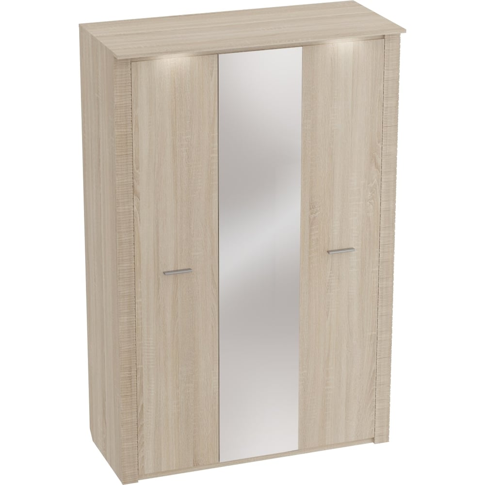 Изображение товара Стильный шкаф для спальни Мебельград Элана 3 двери дуб сонома