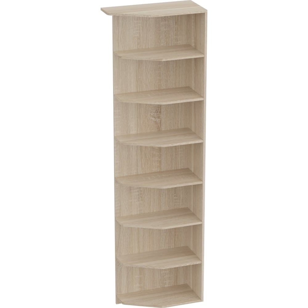 Изображение товара Стеллаж Мебельград Элана спальня дуб сонома 8 полок