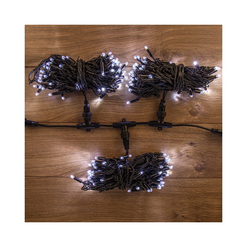 Изображение товара Гирлянда Neon-Night Клип лайт 24В 198 LED белый для улицы