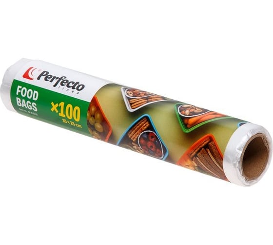 Изображение товара Пакеты для пищевых продуктов PERFECTO LINEA 100 шт 46-352510