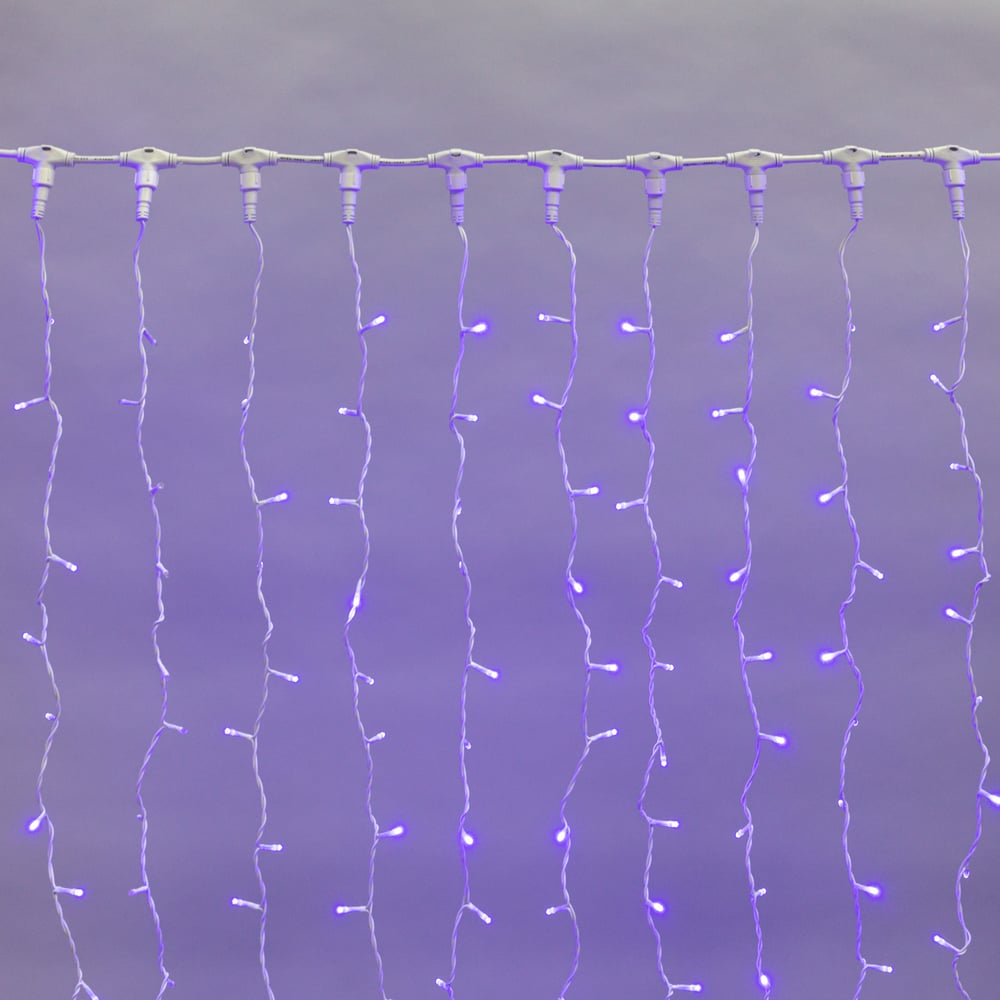 Изображение товара Гирлянда Neon-Night Занавес 2х1,5м 360 LED синий белый IP65 для улицы и интерьера