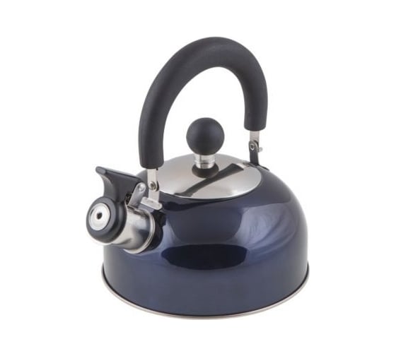 Изображение товара Чайник PERFECTO LINEA со свистком 1.5 л синий металлик Holiday 52-112016