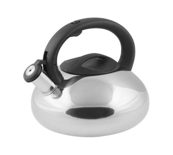 Изображение товара Чайник PERFECTO LINEA со свистком 3 л серебристый металлик Ufo 52-129018