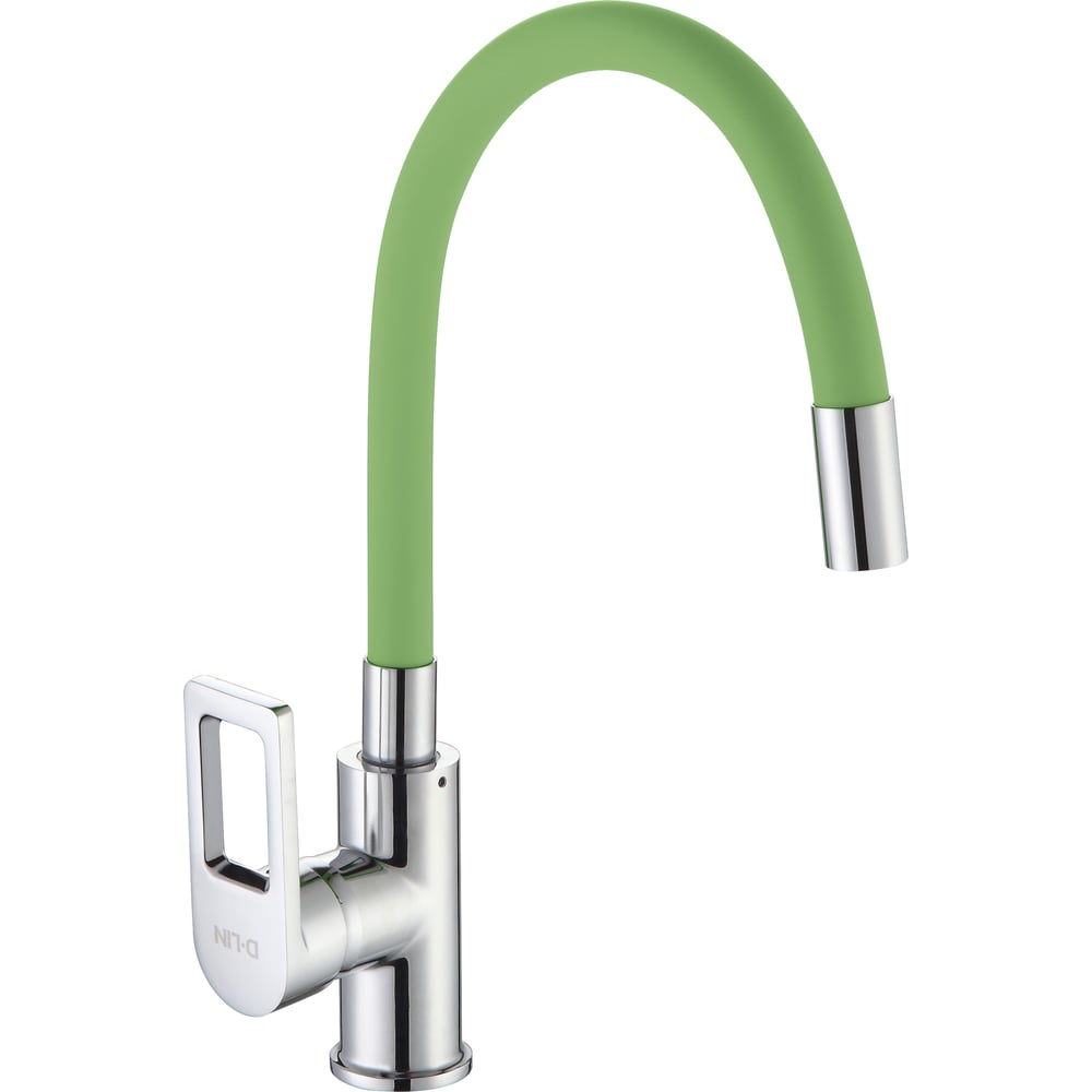 Изображение товара Смеситель для кухни D-Lin с гибким изливом и современным дизайном