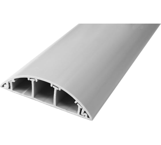 Изображение товара Напольный кабель-канал Урал ПАК Стандарт светло-серый 70x16 2 м КК-7107016-042