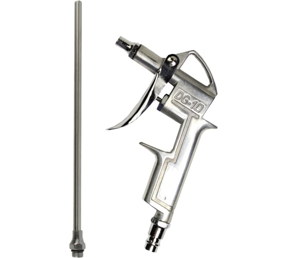 Изображение товара Продувочный пистолет TopAuto стальной топ авто сопло 80мм, быстросъём euro, до 6 атм 21031