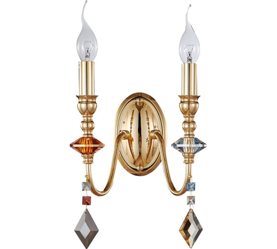 Изображение товара Бра Crystal lux MERCEDES AP2 GOLD/COLOR