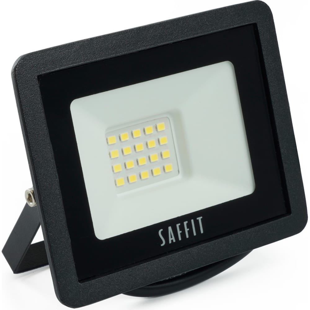 Светодиодный прожектор SAFFIT прожектор противоударный tesla lp 1800li 20вт 1800 люмен powerbank акк 6000мач